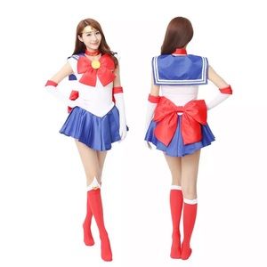 Sailor Moon Usagi Tsukino Cosplay Halloween Costume